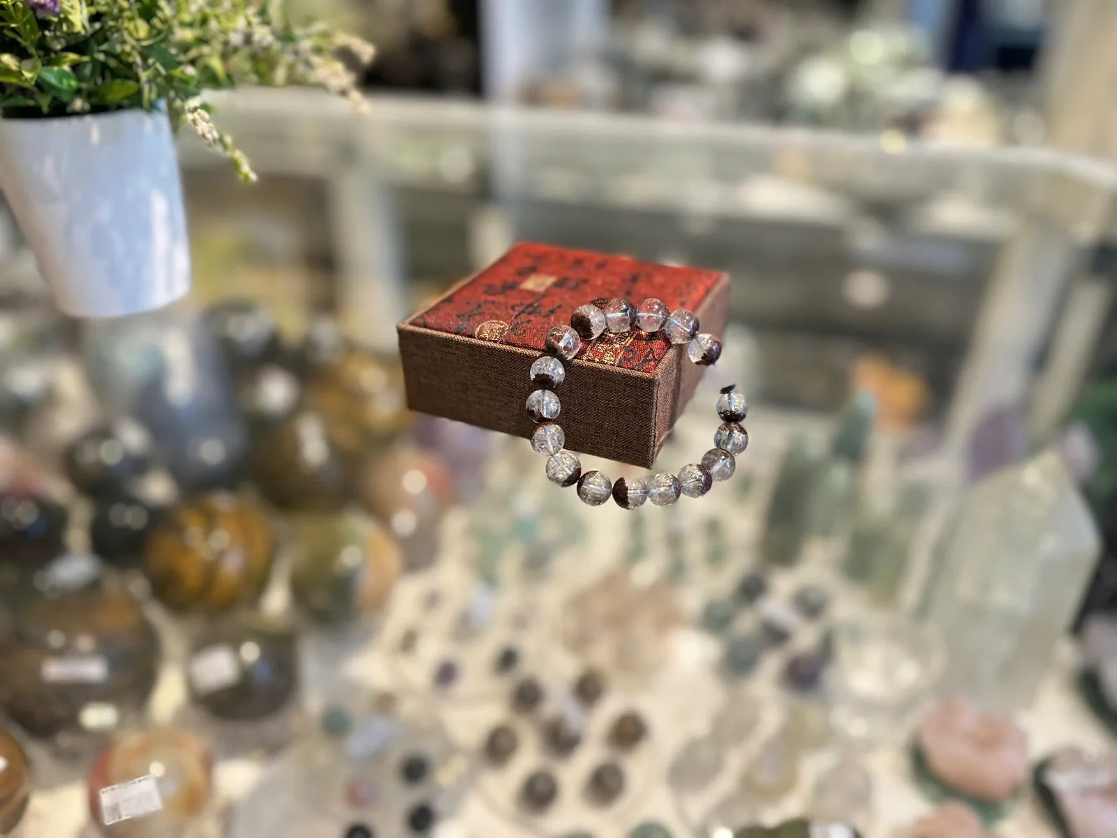 Chuỗi thạch anh ưu linh xanh S887-S3-4508
