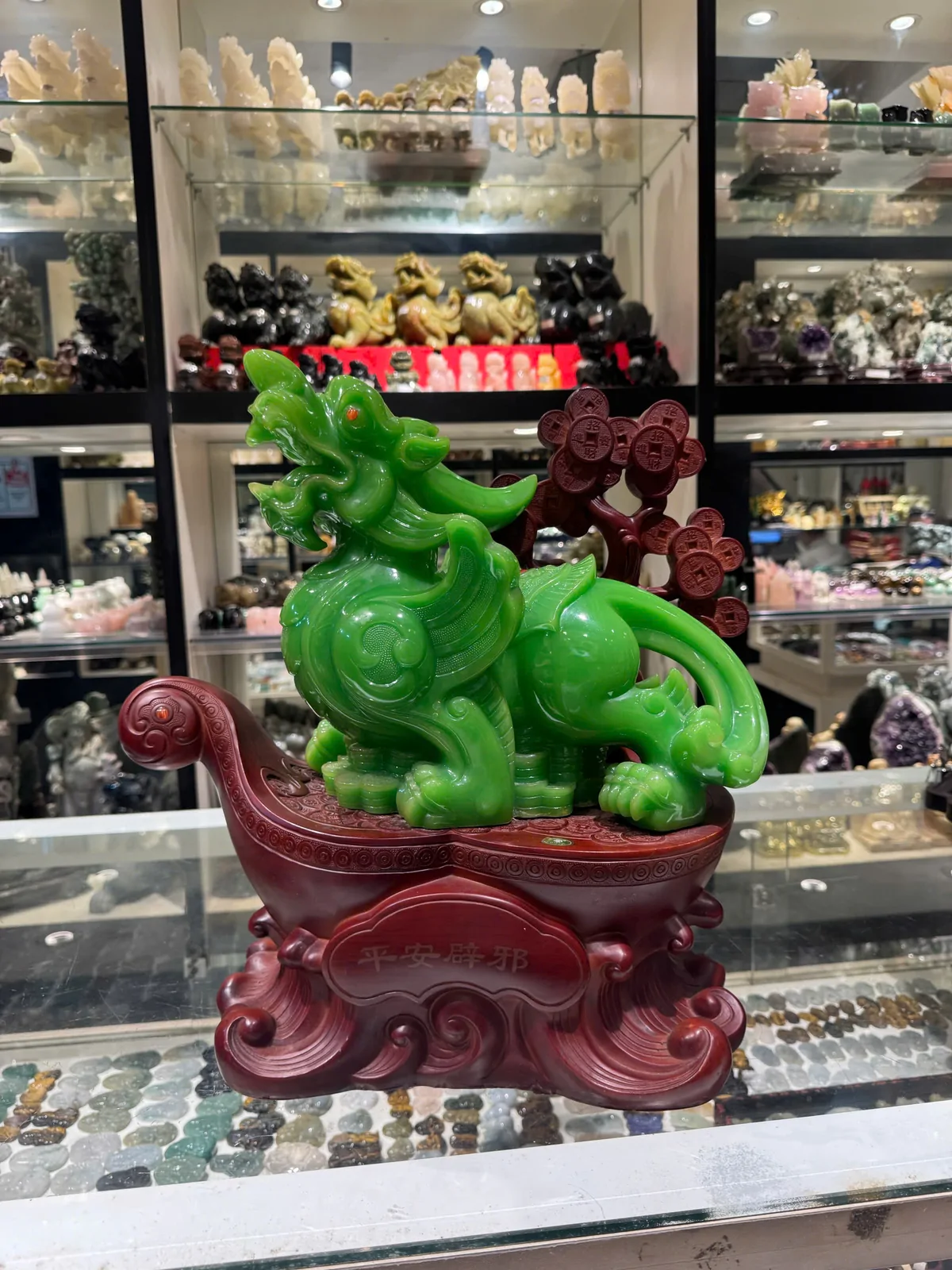 Tỳ hưu xanh, cây tiền gỗ - bình an bích tà H133G