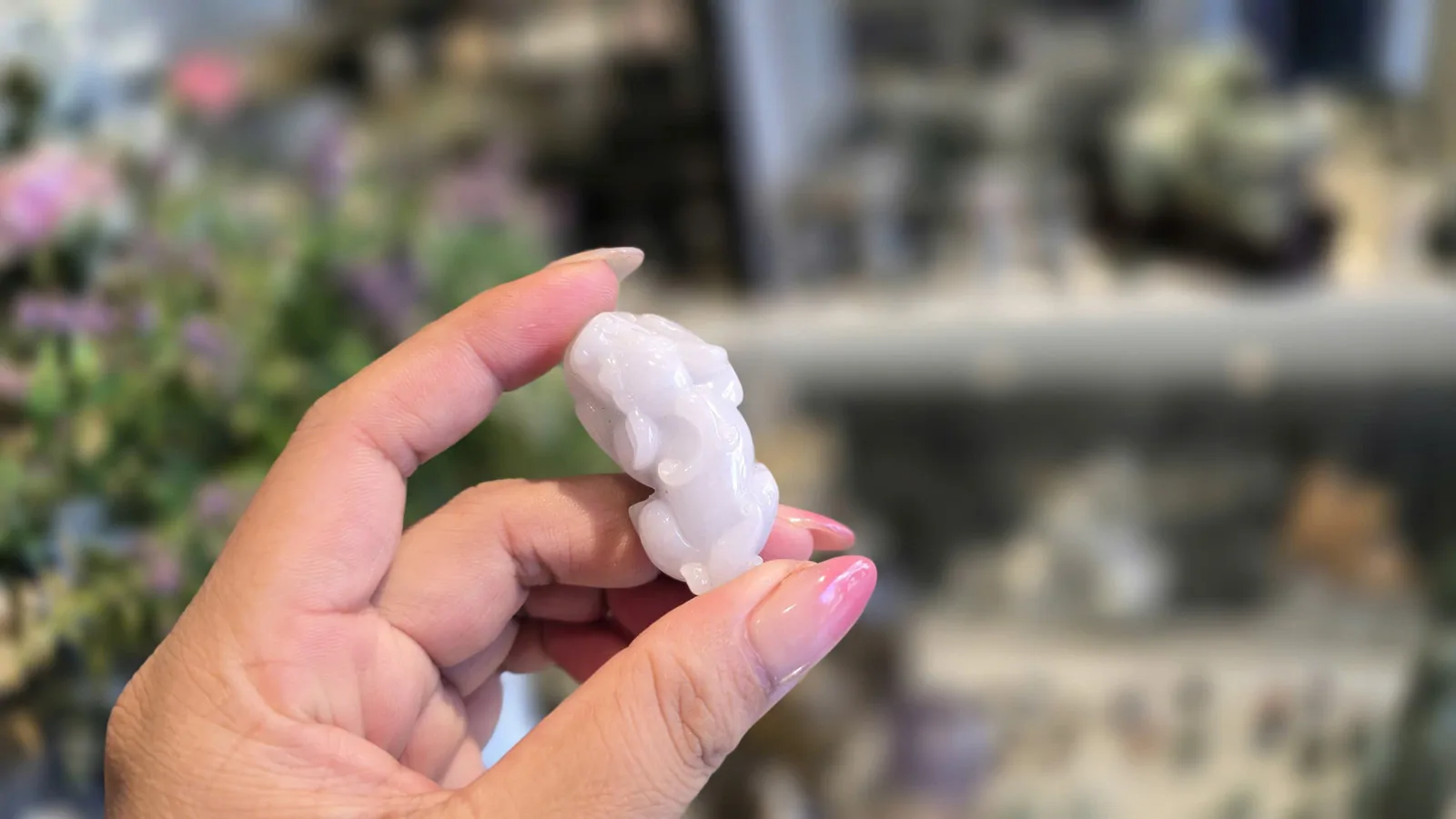 Tỳ hưu ngọc phỉ thúy xanh bạch A+++++ (GCN 17715 - 22.93 gr) S6899-S3-4770